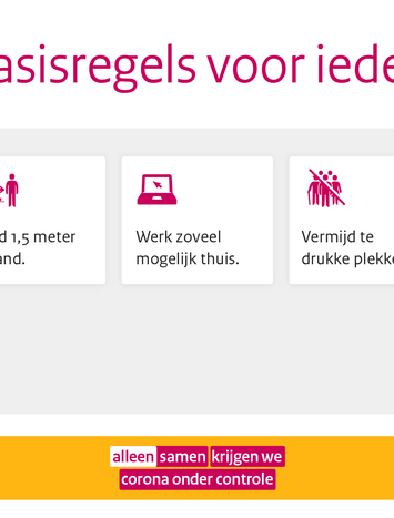Corona: wanneer blijf je thuis? Corona: wanneer blijf je thuis?