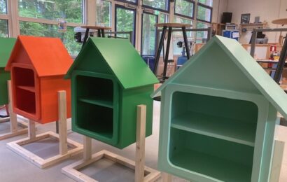 Nieuwe mini-boekenkasten