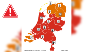 Vrijdag 26 juni: code rood 1