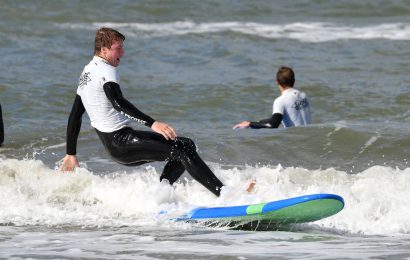 Surfen met de 3e en 4e jaars!