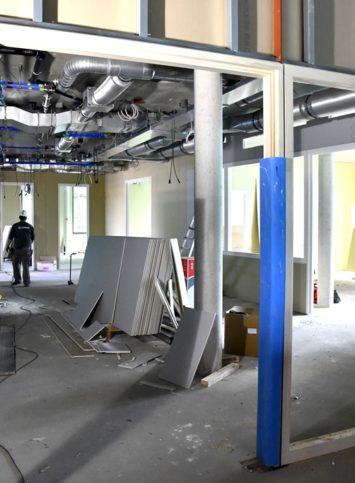 Nieuw gebouw klaar in februari Nieuw gebouw klaar in februari