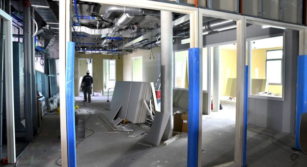 Nieuw gebouw klaar in februari Nieuw gebouw klaar in februari